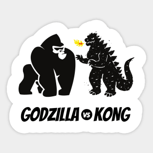 Godzilla vs Kong Sticker